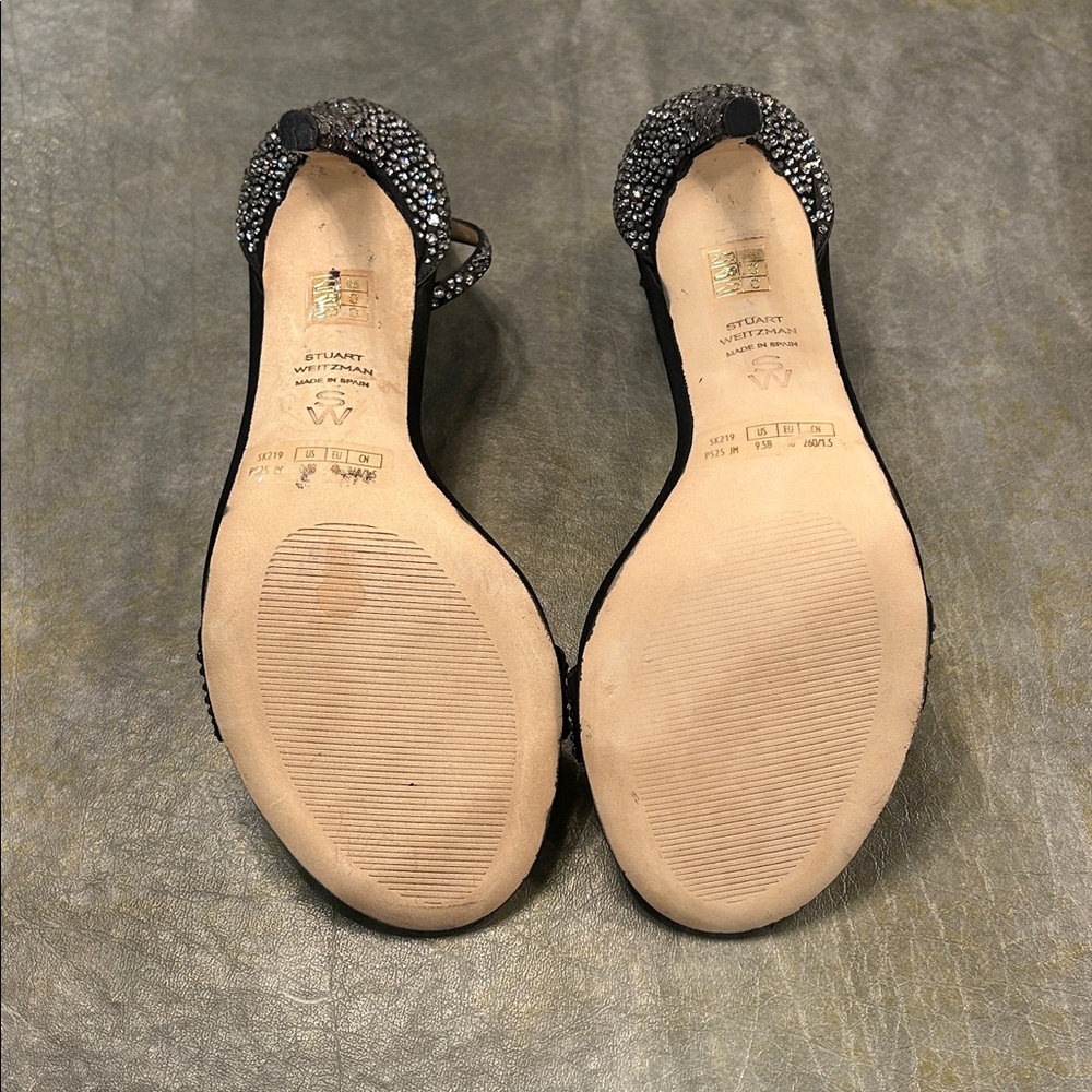 Stuart Weitzman NUDIST SHINE 75 SANDAL - Picture 4 of 5